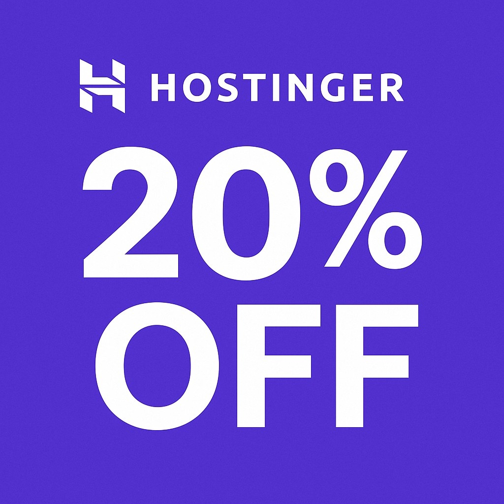 20% Off Hostinger Hosting – Use Code webnestix