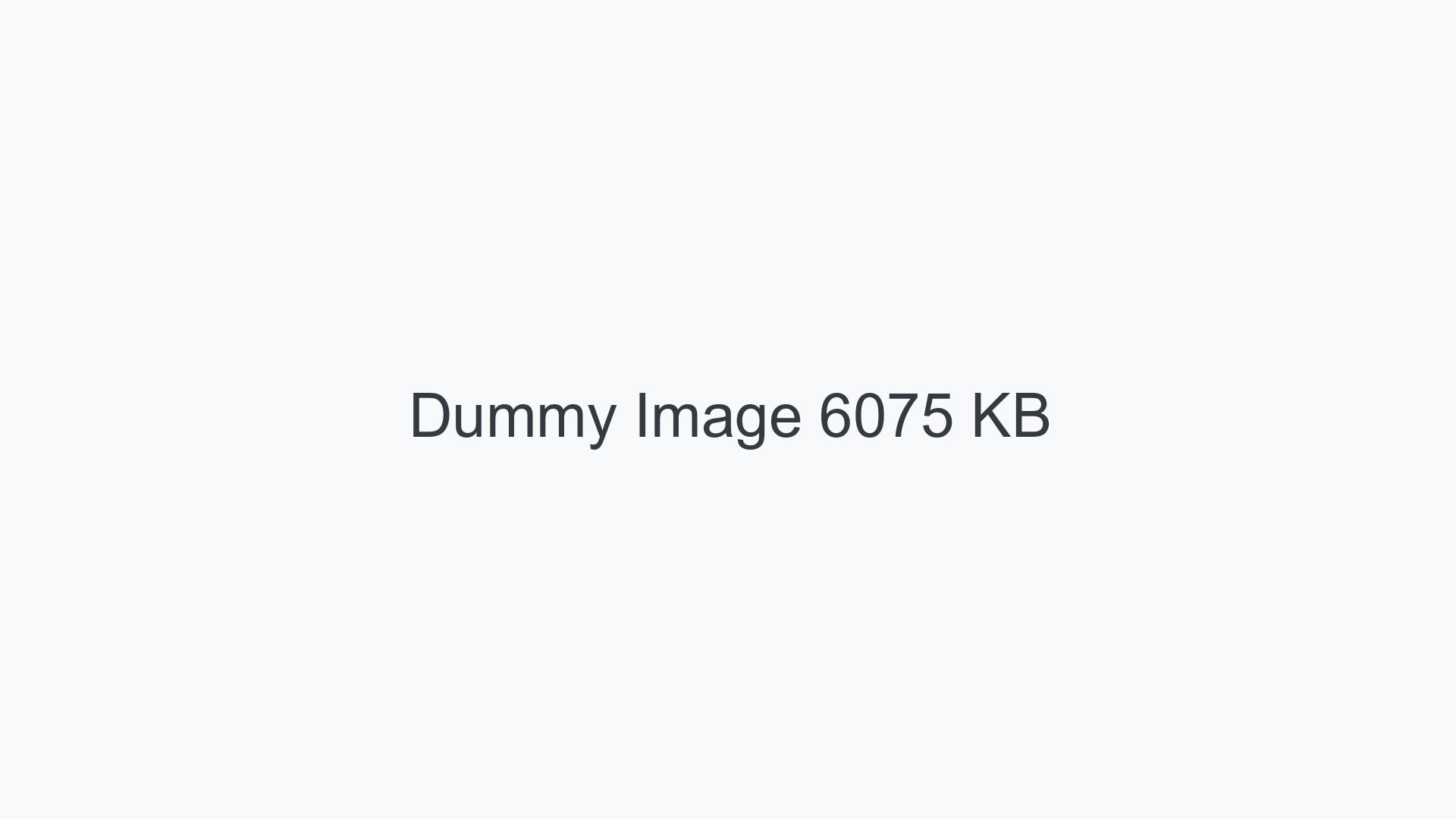 Dummy Image 1920X1080-6075KB